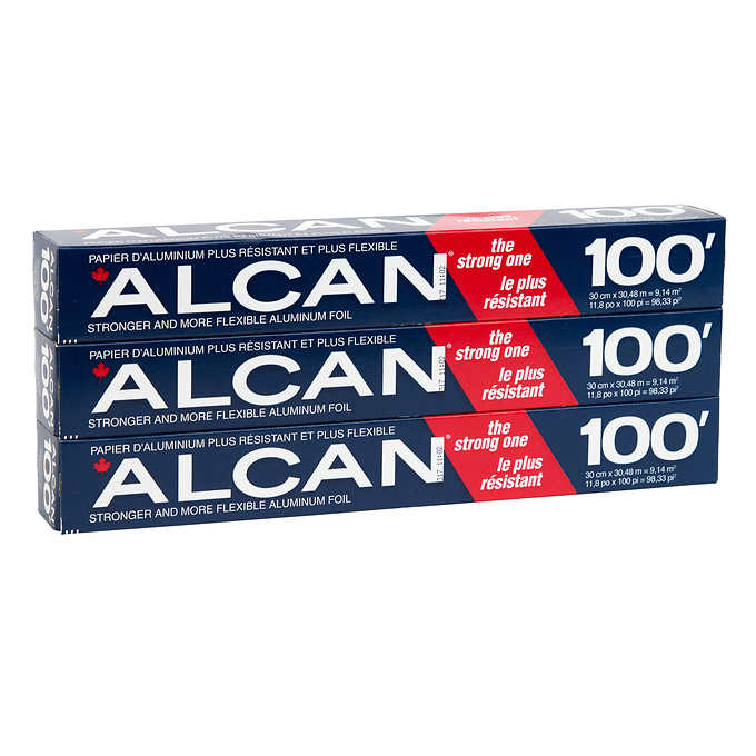 Alcan Aluminum Foil Wrap, 3-pack