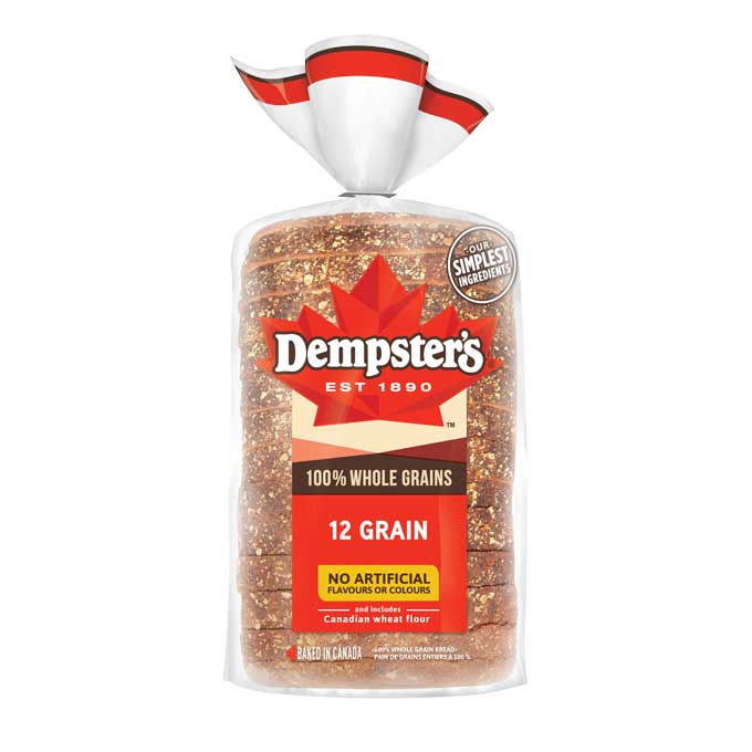 Dempster’s 100% Whole-grain 12-grain Bread (3 loafs)