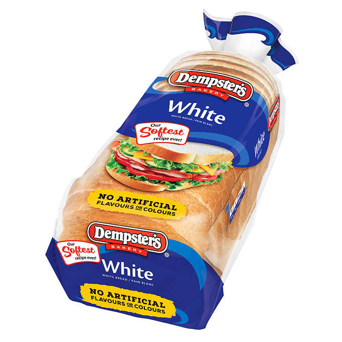 Dempster’s White Bread 3 x 675 g