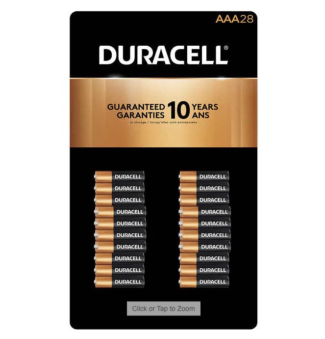Duracell CopperTop AAA Batteries 28-count
