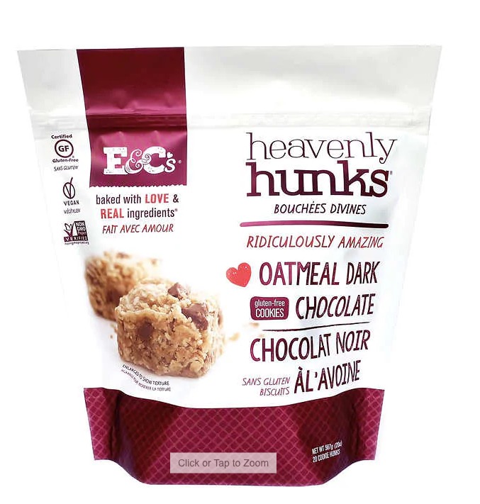 Heavenly Hunks Oatmeal Dark Chocolate Cookies, 567g