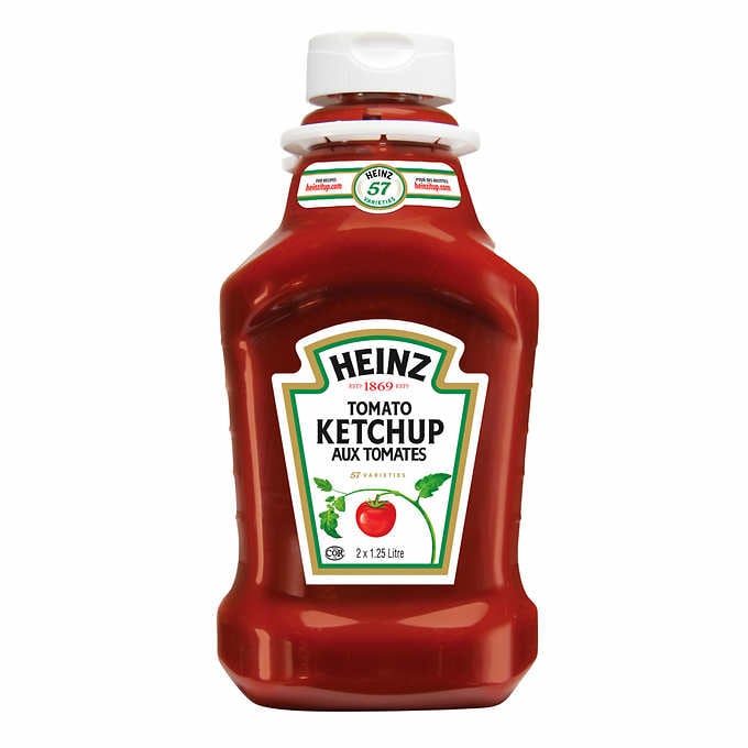 Heinz Tomato Ketchup 2 × 1.25 L