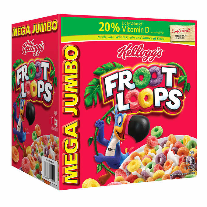 Kellogg’s Froot Loops, 1.1 kg