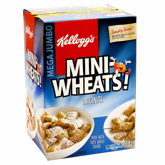 Kellogg’s Mini-Wheats Original Jumbo Pack, 1.6 kg