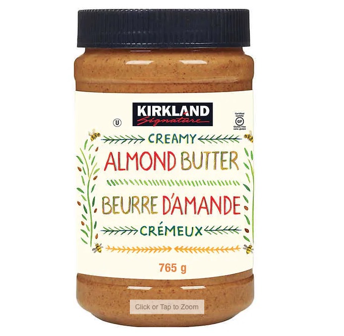 Kirkland Signature Creamy Almond Butter, 765 g