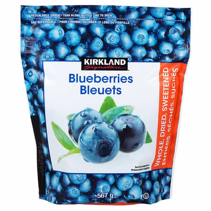 Kirkland Signature Dried Blueberries 567g