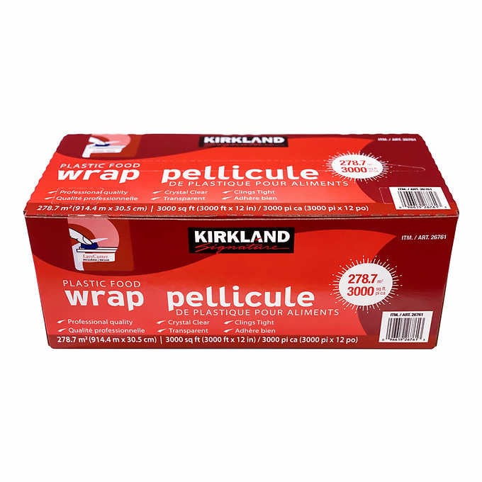 Kirkland Signature Plastic Food Wrap