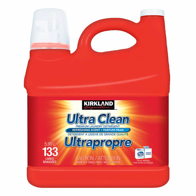 Kirkland Signature Ultra Clean Premium Laundry Detergent, 133 wash loads