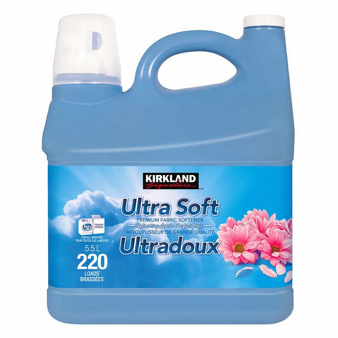 Kirkland Signature Ultra Soft Fabric Softener, 220 wash loads