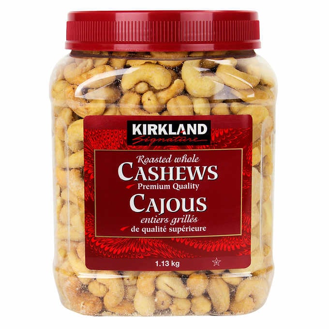 Kirkland Signature Whole Cashews, 1.13 kg