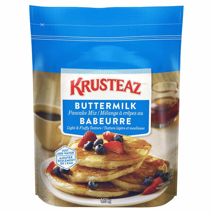 Krusteaz Pancake Mix, Buttermilk, 4.53 kg