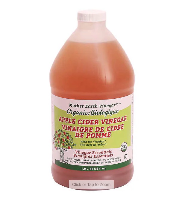 Mother Earth Vinegar Organic Apple Cider Vinegar, 1.9 L