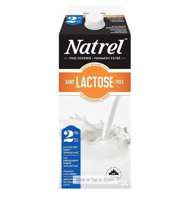 Natrel Lactose-free 2% Milk 2 L