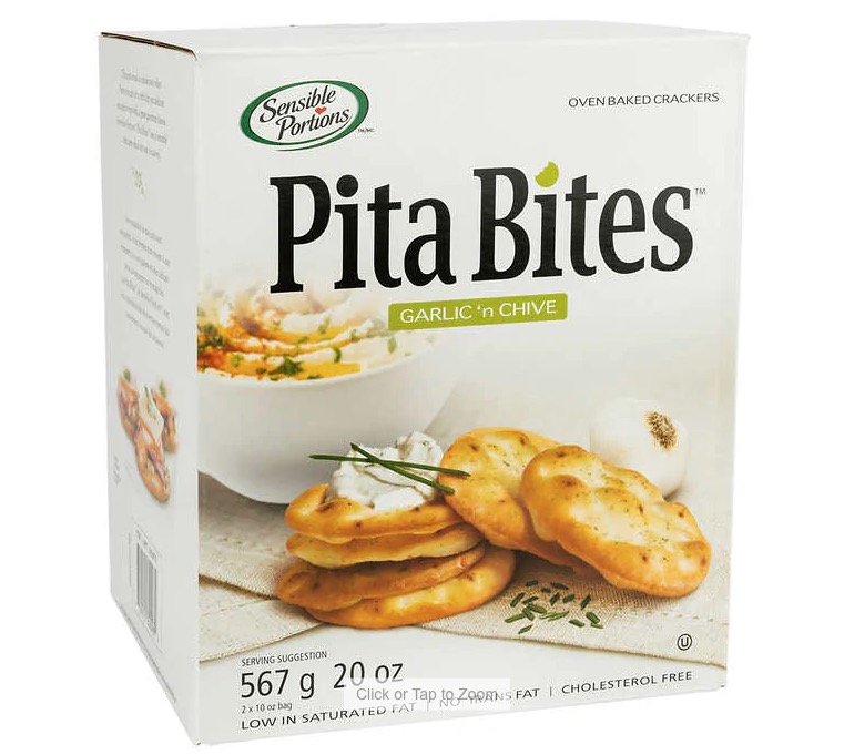 Sensible Portions Garlic and Chive Pita Bites 567 g