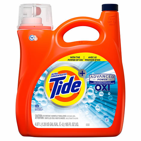 Tide Advanced Power Ultra Concentrated Liquid Laundry Detergent with Oxi 4.87L 89 Washloads