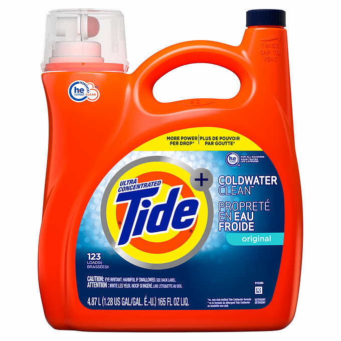Tide Coldwater Clean Liquid Laundry Detergent, 123 Load