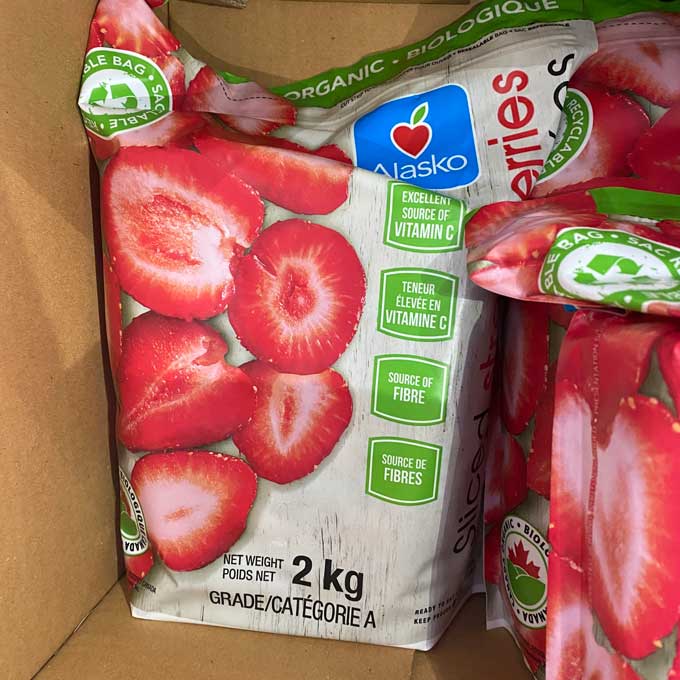 Alasko Sliced Strawberries 2kg (Frozen)