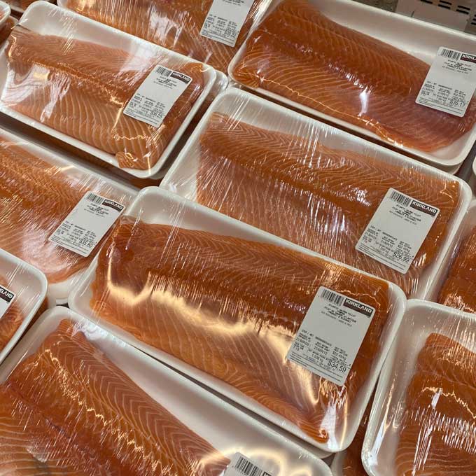 Atlantic Salmon Fillet Skinless Farmed