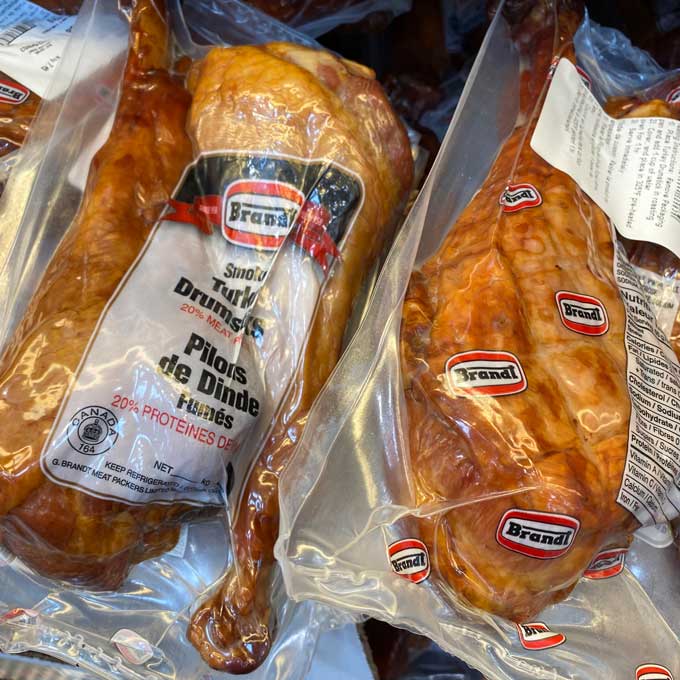 Brandt Smoked Turkey Drumsticks price per kg