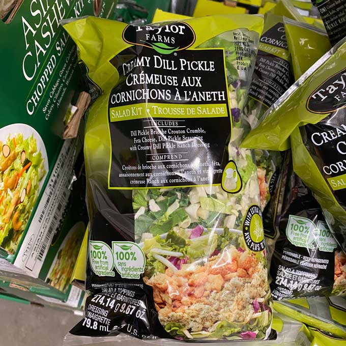 Cream Dill Pickle Salad Kit