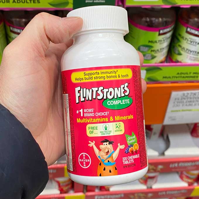 Flintstones Complete Childrens Vitamins 220 Tablets