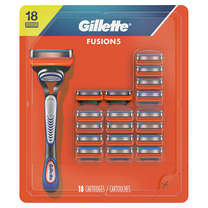 Gillette Fusion Manual Cartridges, 18-count