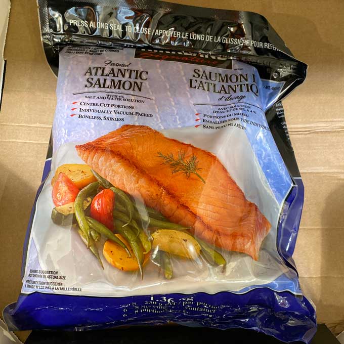 Kirkland Signature Atlantic Salmon 1.36kg (Frozen)