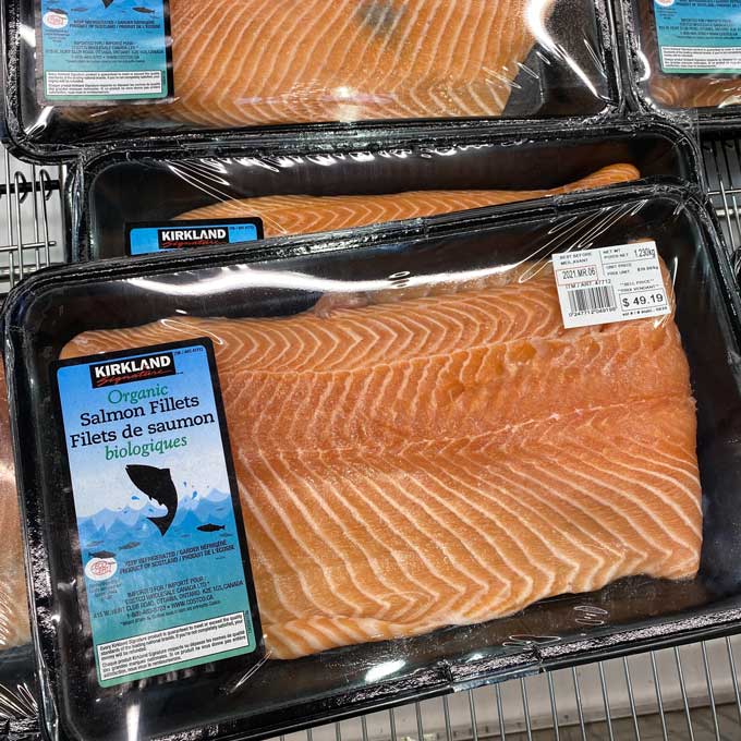 Kirkland Signature Organic Salmon Fillets