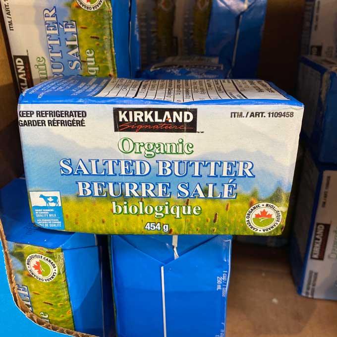 Kirkland Signature Organic Salted Butter 454g