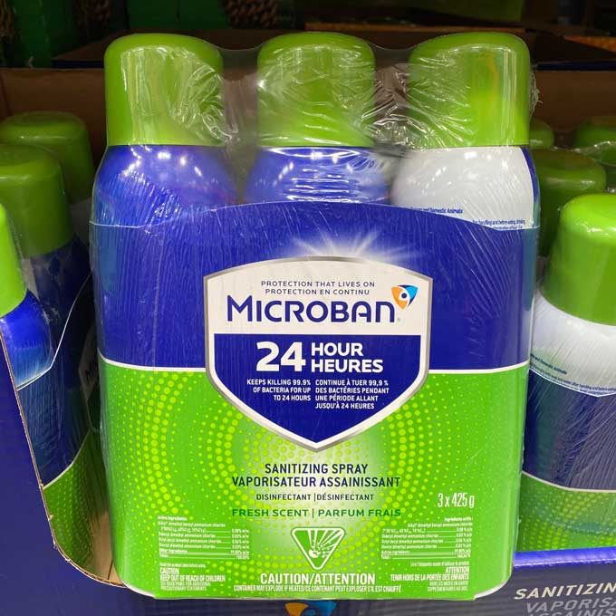 Microban Disinfectant Fresh Scent 3x425g