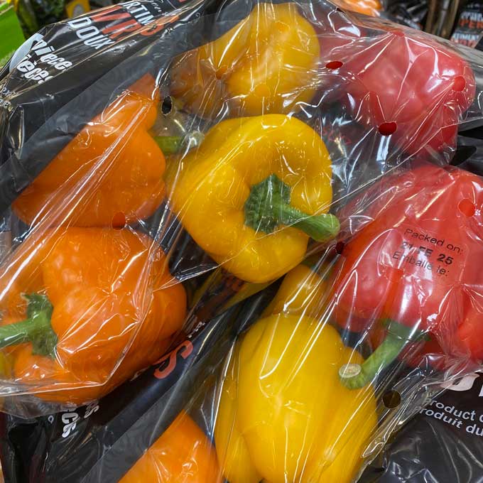 Mixed Sweet Bell Peppers 6PK