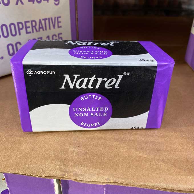 Natrel Unsalted Butter 454g