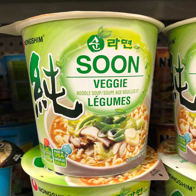 農心素食杯麵 Nong Shim Soon Veggie Noodle Soup