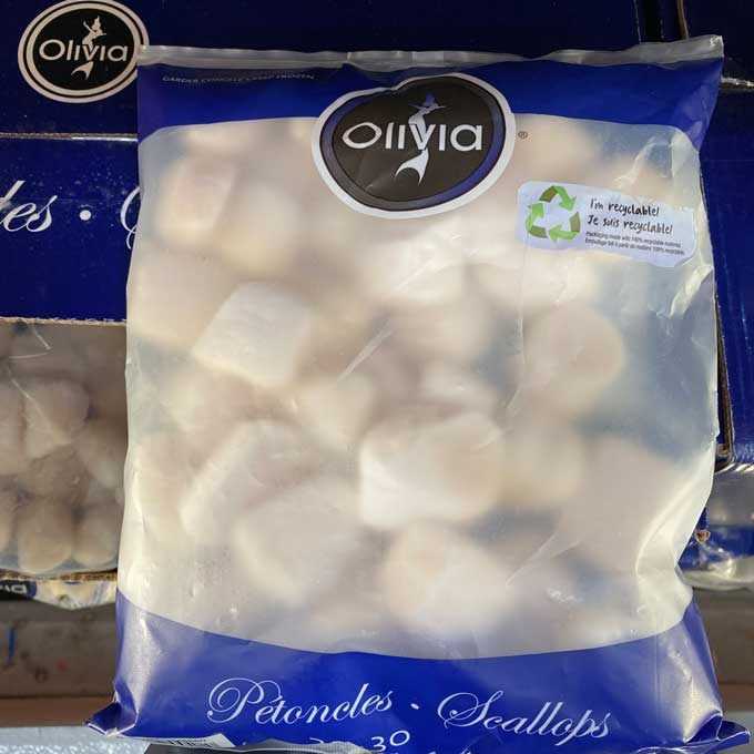 Olivia 20-30 Scallops 680g (Frozen)