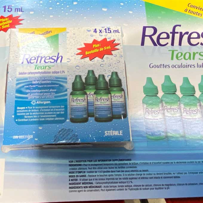 Refresh Tears Lubricant Eye Drops 4x15ml Plus 5ml