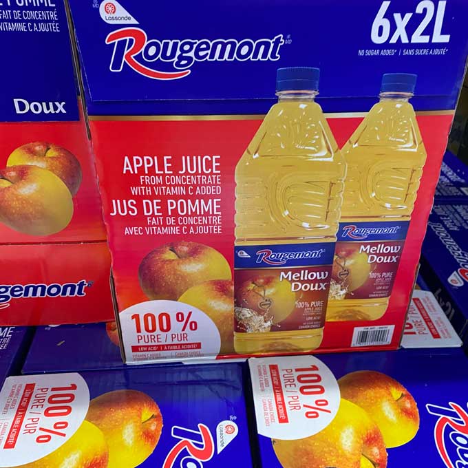 Rougemont Apple Juice 6×2 L