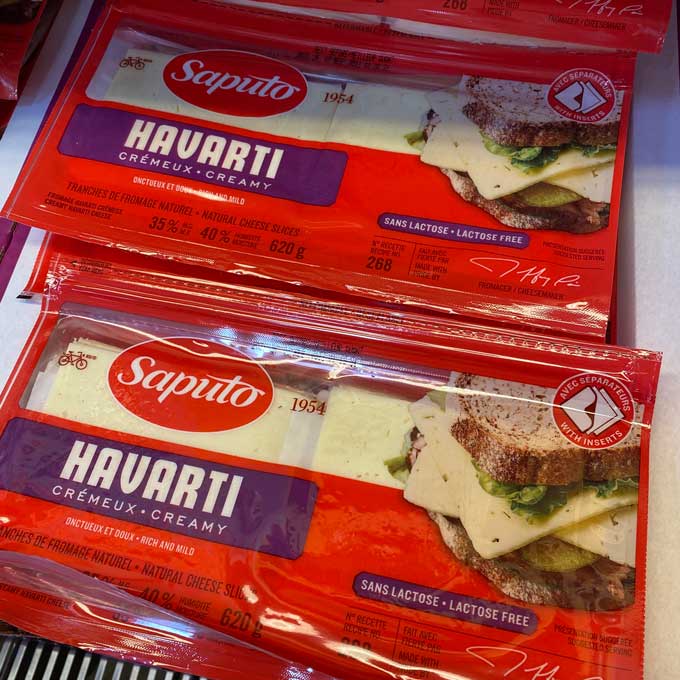 Saputo Sliced Havarti 620g