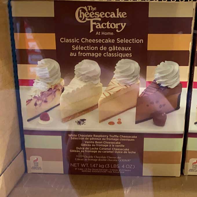 The Cheesecake Factory Classic Cheesecake Selection 3lb