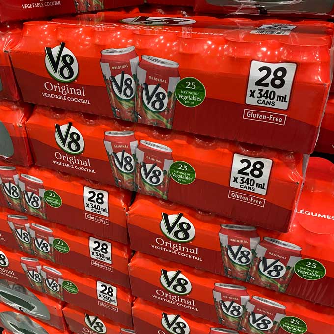 V8 Vegetable Juice 28×340 ml