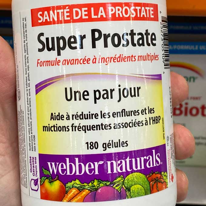 Webber Naturals Prostate Advanced Formula 180 Softgels