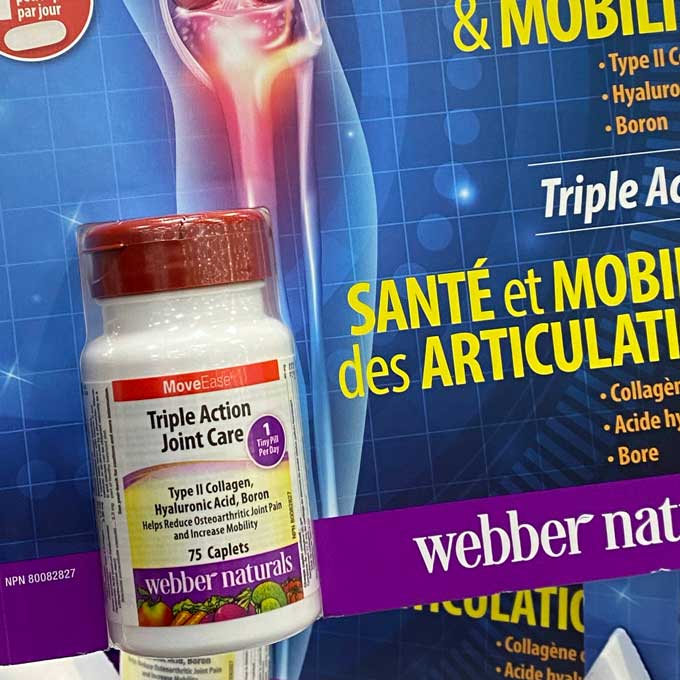 Webber Naturals Triple Action Joint 75 Caplets