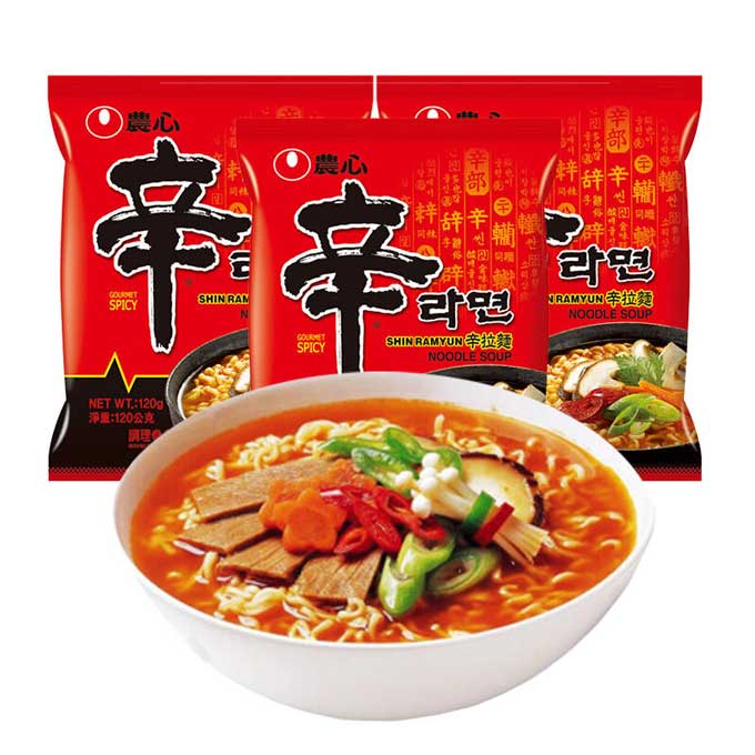 農心辛即食麵8包 Nong Shim Shin Noodle (福耀 Winco)