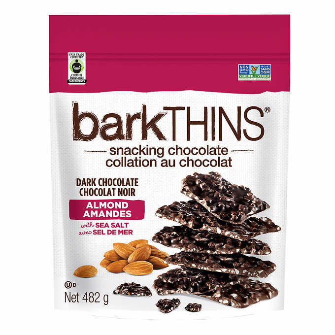 Barkthins Dark Chocolate Almonds, 482 g