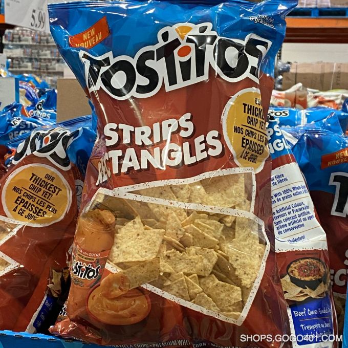 Frito Lay Tostitos Strips 750g