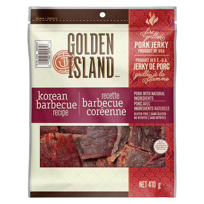 Golden Island Korean Barbecue Pork Jerky, 410g