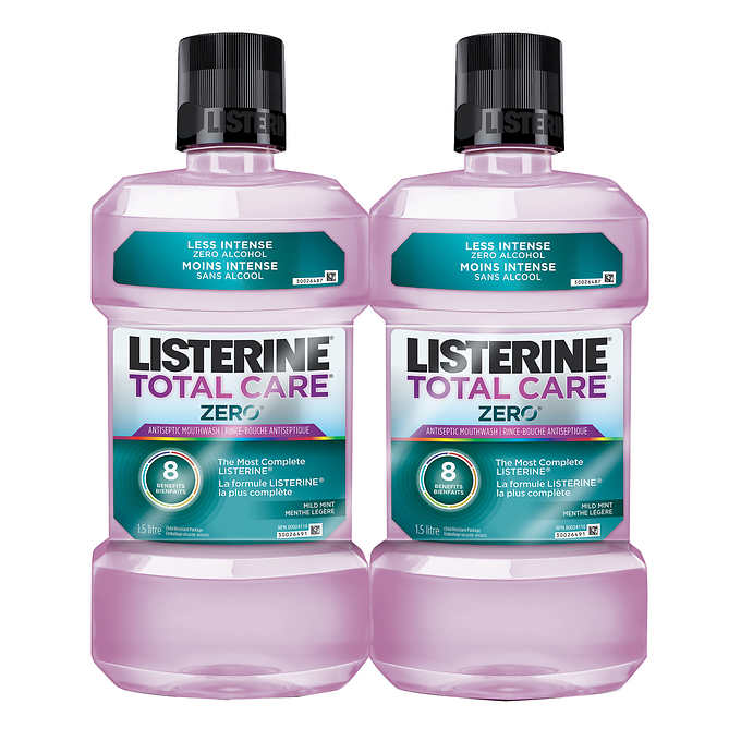 Listerine Total Care Zero 1.5 L, 2-Pack