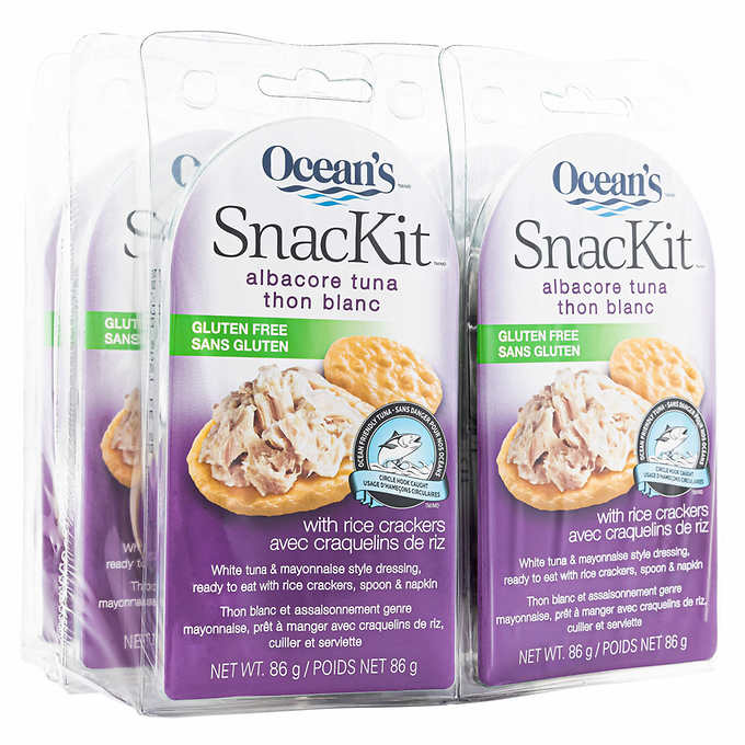 Ocean’s SnacKit Albacore Tuna with Rice Crackers 6x85g