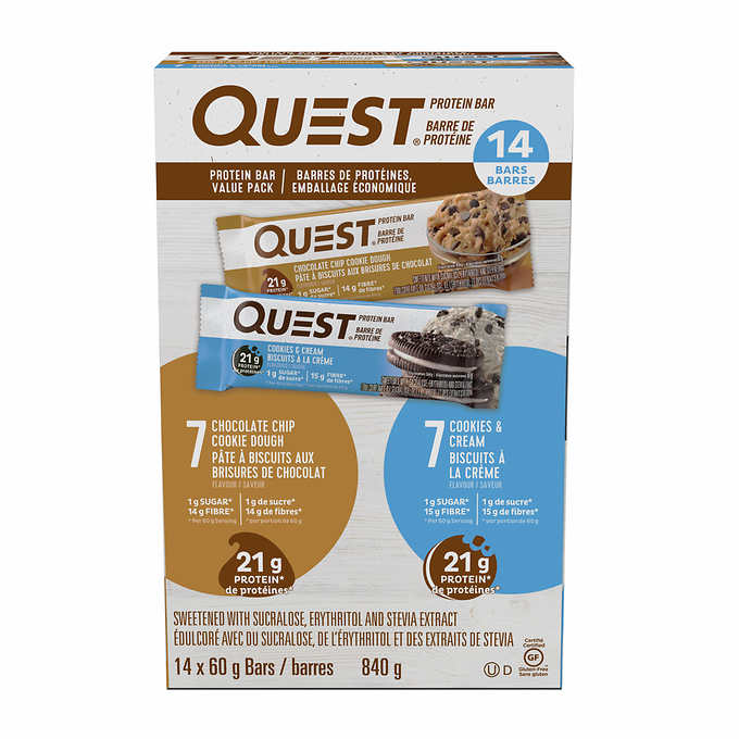 Quest Protein Bar Value Pack 14x60g