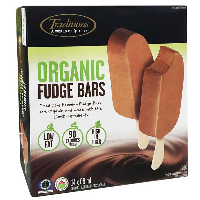 Traditions Organic Fudge Bars 14x88ml