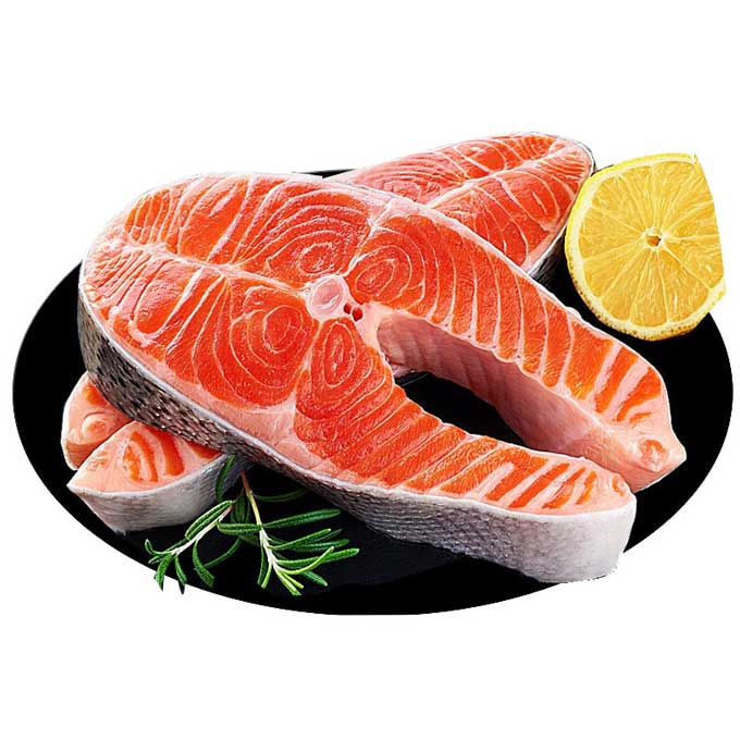 三文魚扒 Fresh Salmon Steak per lb 福耀 Winco